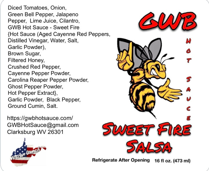 16 oz Sweet Fire Salsa